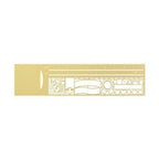 Midori Clip Ruler Decorative Pattern