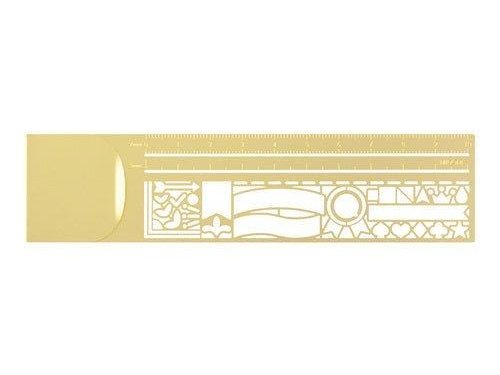 Midori Clip Ruler Decorative Pattern