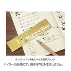 Midori Clip Ruler Decorative Pattern