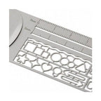 Midori Clip Ruler Silver