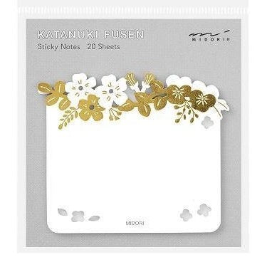 Midori Die-Cut Sticky Note Floral