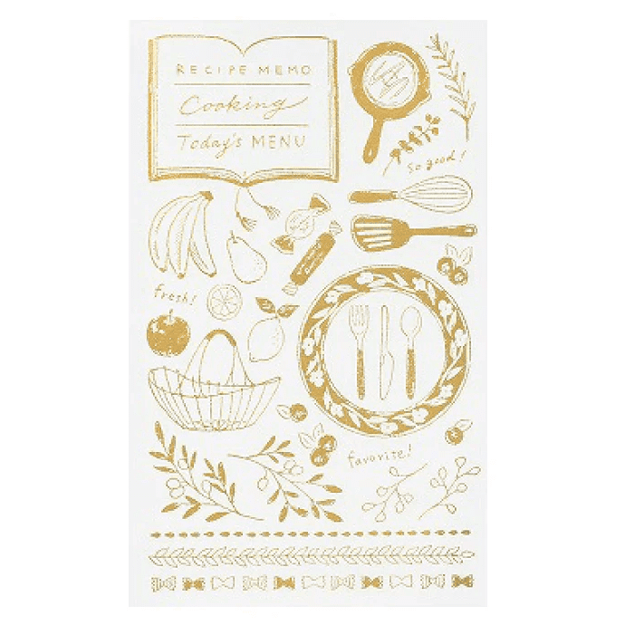 Midori Foil Transfer Stickers