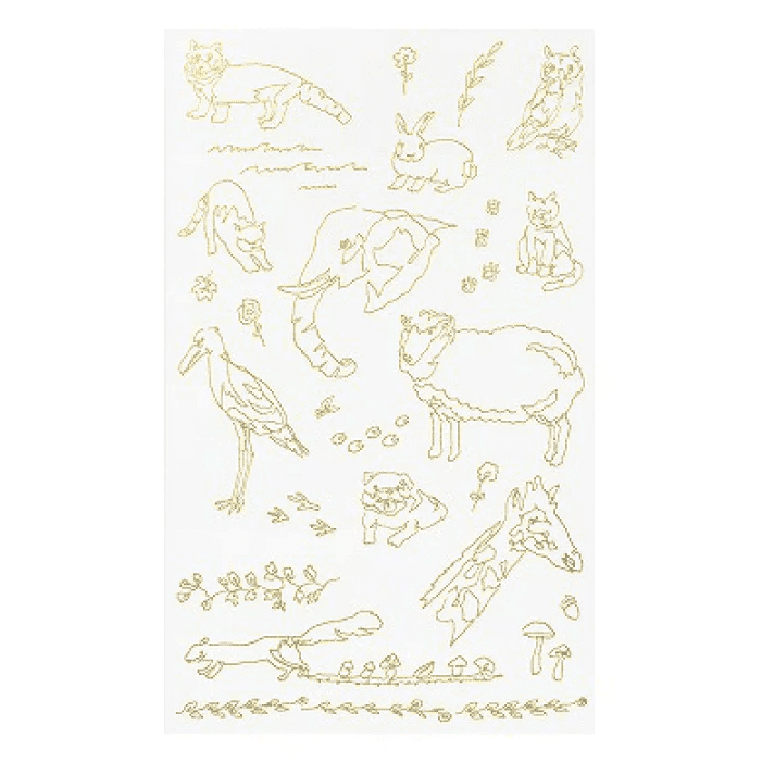 Midori Foil Transfer Stickers