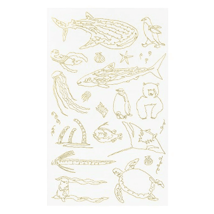 Midori Foil Transfer Stickers