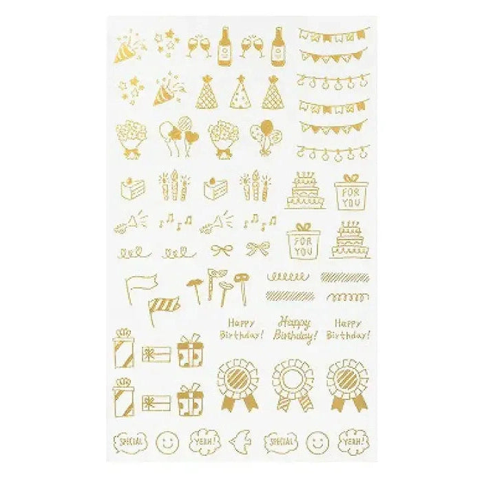 Midori Foil Transfer Stickers