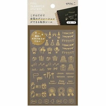 Midori Foil Transfer Stickers