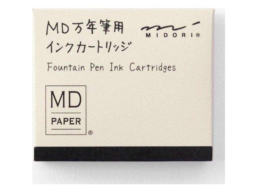 Midori Fountain Pen Cartridge Black