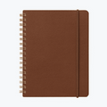 Midori Grain Leather Notebook B6