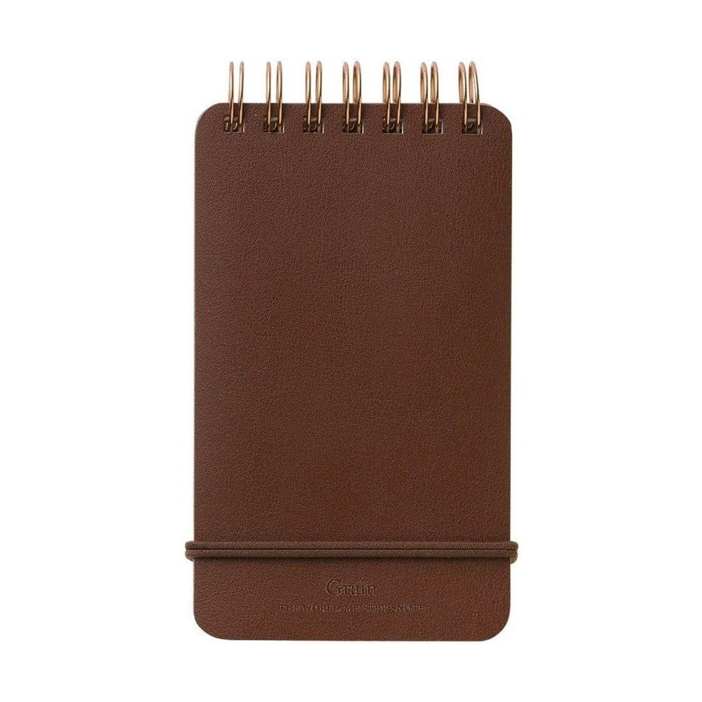 Midori Grain Leather Notepad