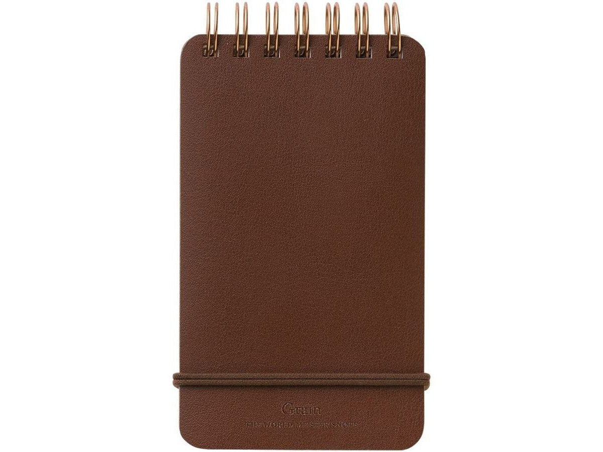 Midori Grain Leather Notepad