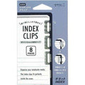 Midori Index Clips Silver