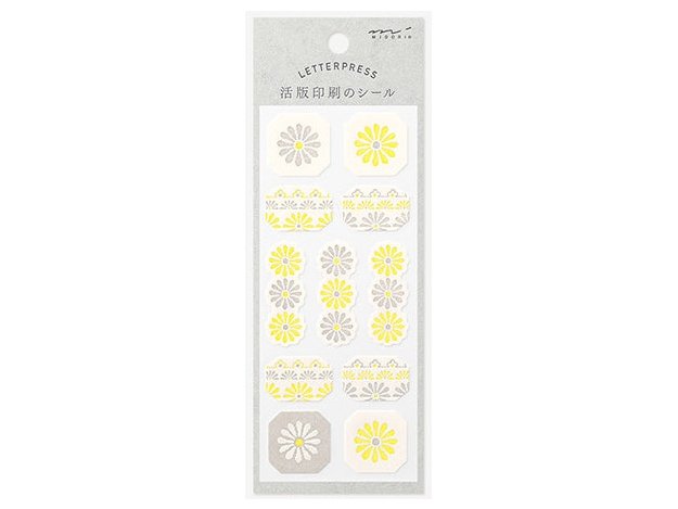 Midori Letterpress Sticker