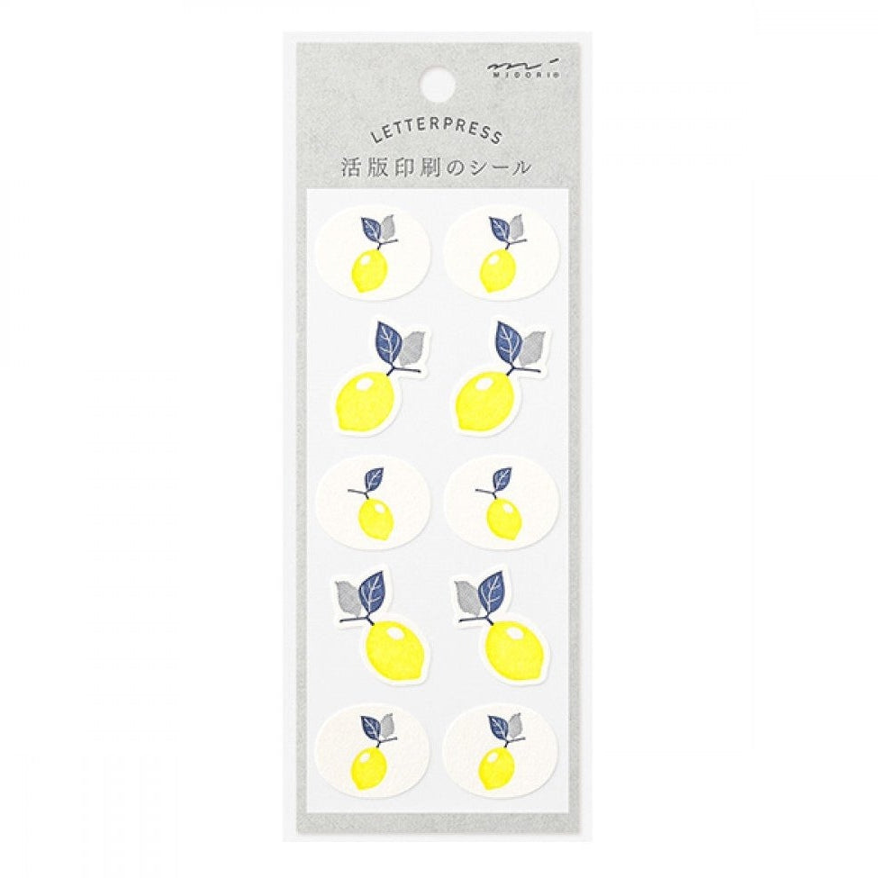 Midori Letterpress Sticker