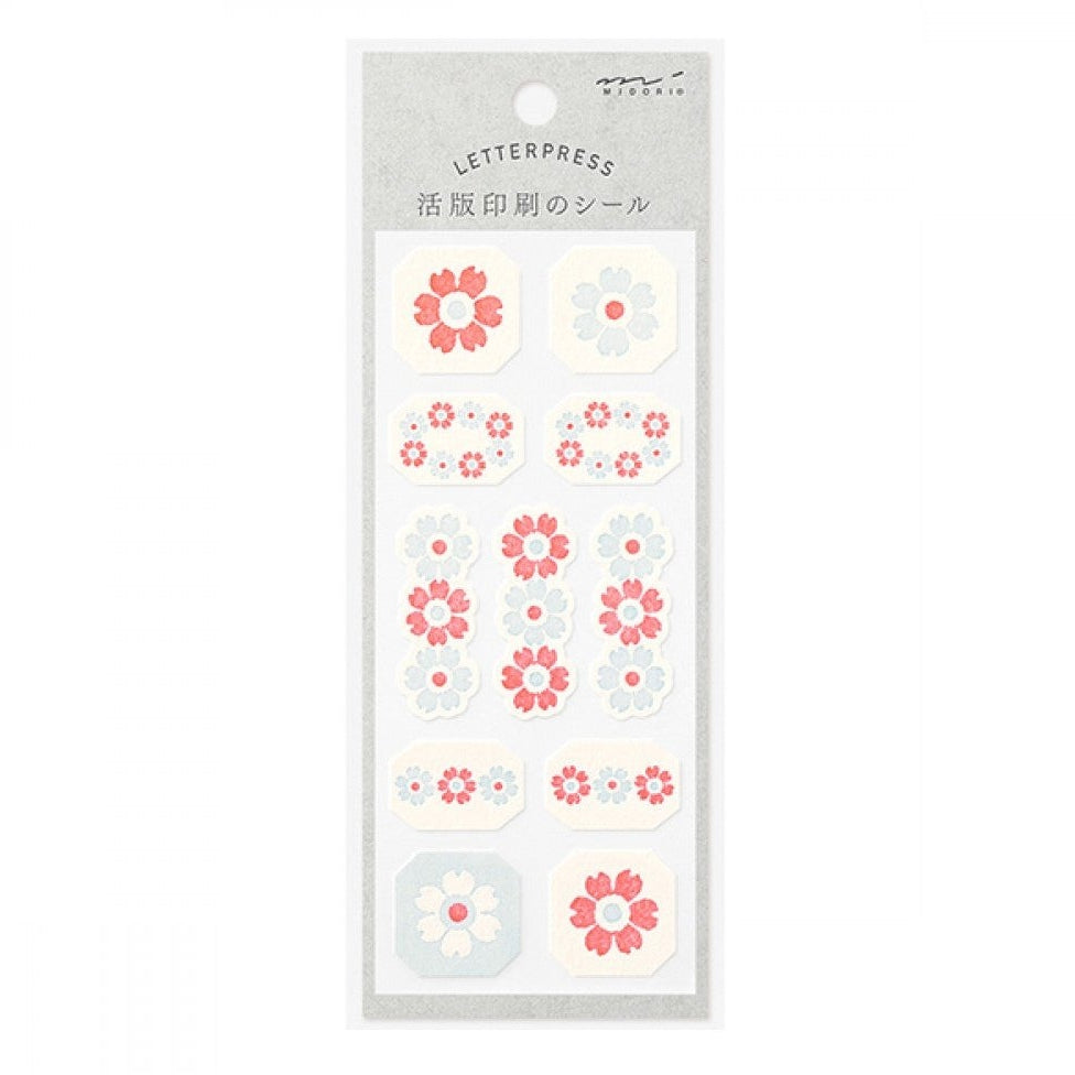 Midori Letterpress Sticker