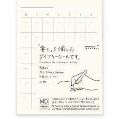 Midori MD Diary Sticker Sheet Undated