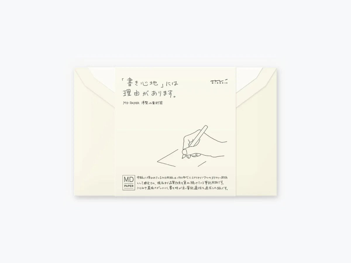 Midori MD Envelope Cotton Sideways