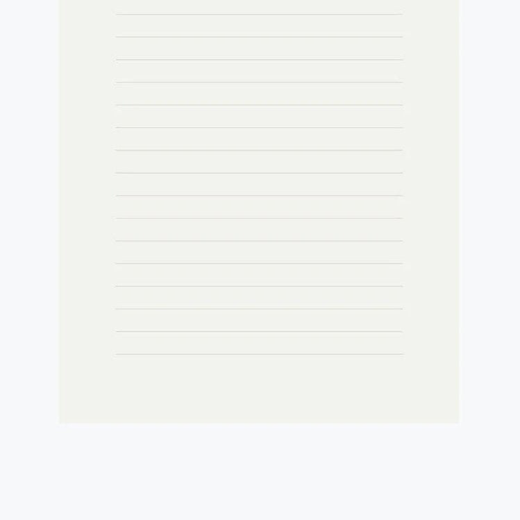 Midori MD Letter Pad Cotton Horizontal