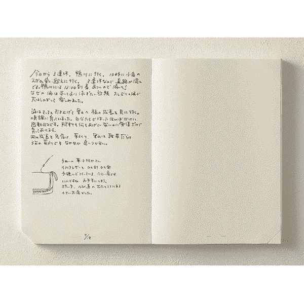 Midori MD Notebook Journal Codex A5 1 Day 1 Page