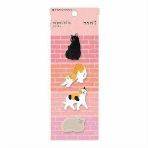 Midori Magnet Clip Cat