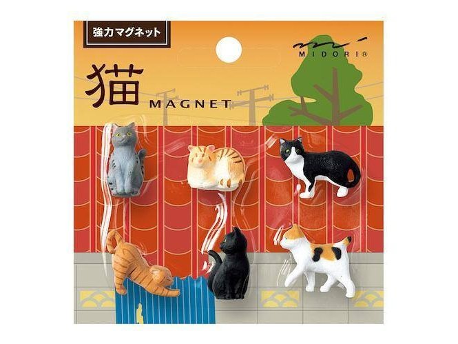 Midori Magnet Sets Cat