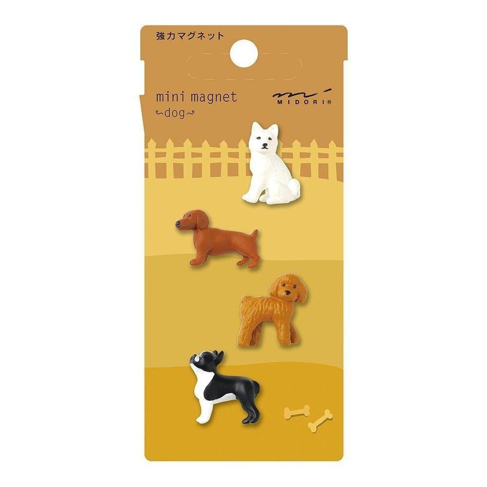 Midori Mini Magnet Dog 4pc