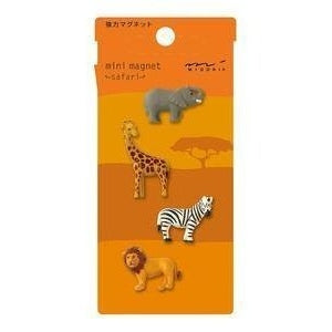 Midori Mini Magnet Safari 4pc