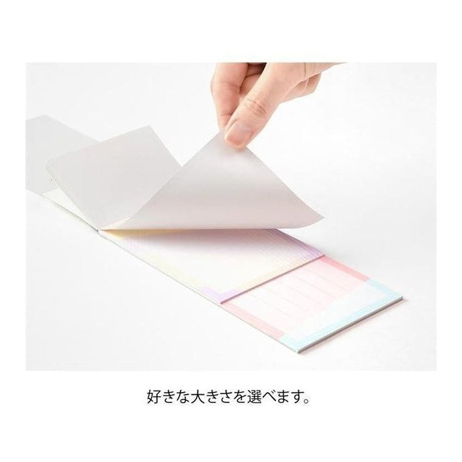 Midori 3-Size Message Pad Colour Bloc
