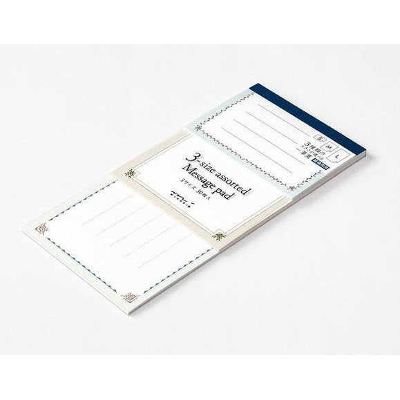 Midori 3-Size Message Pad Notes