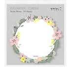 Midori Sticky Notes Wreath