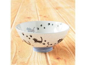 Mino Blue base Cat Bowl cm