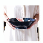 Mino - Coloured Koi Salad Bowl