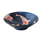 Mino - Coloured Koi Salad Bowl