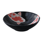 Mino - Coloured Koi Small Bowl 14.5D 4.5H