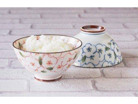 Mino Floral Rice Bowl Assort .H
