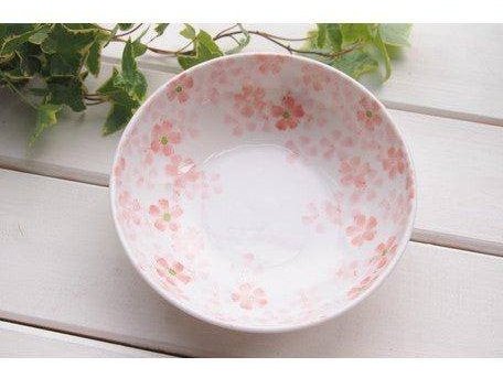 Mino Floral Shallow Bowl