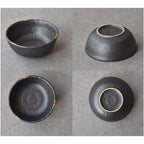 Mitani Black Speckle Small Bowl 11.3D 3.3H