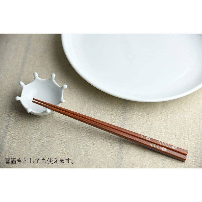 Miyama Milk Crown Drop Mini Dish 7.5D