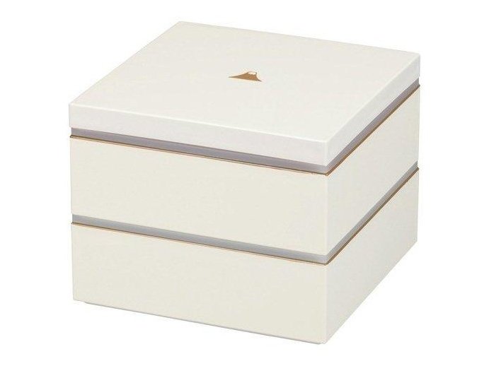 Miyamoto Mt. Fuji White Tier Bento Box