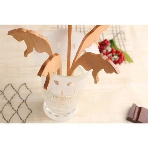 More Life Cat Tail Wooden Cocktail Spoon