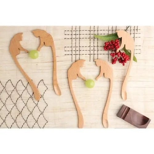 More Life Cat Tail Wooden Cocktail Spoon