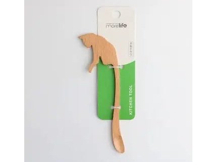 More Life Cat Tail Wooden Cocktail Spoon