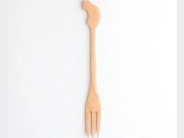 More Life Cat Tail Wooden Fork