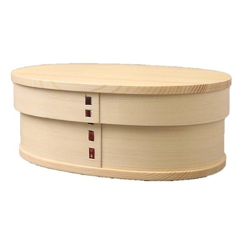 More Life Mage Wappa Oval Cedar Wood Bento Box 500ml