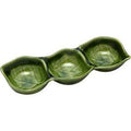 Mukouzuke Leaf Chinmi Condiment Plate 18x7cm