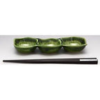 Mukouzuke Leaf Chinmi Condiment Plate 18x7cm