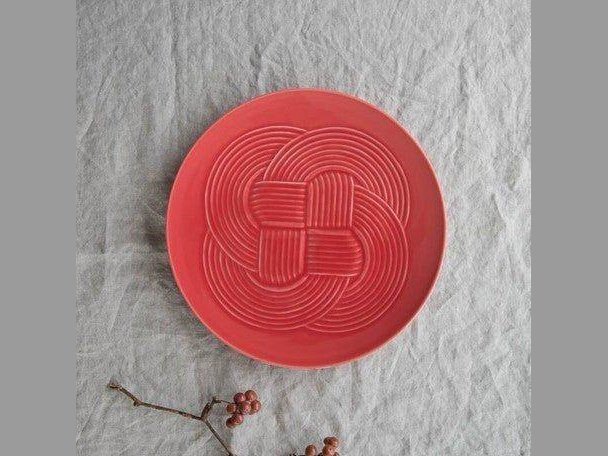 Musubi Red Large Plate