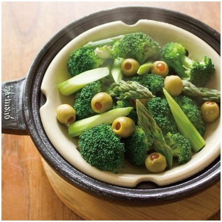 Nagatanien Bistro Mushi Nabe Clay Pot 1.2L