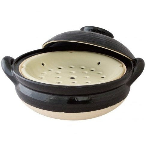 Nagatanien Mushi Nabe Clay Pot Steamer 3.2L