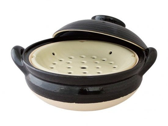 Nagatanien Mushi Nabe Clay Pot Steamer 3.2L