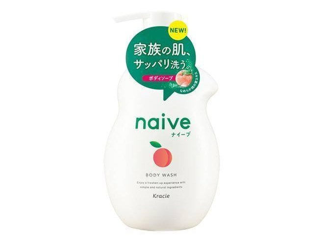 Naive Body Wash Peach Leaf Ml